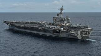 The nuclear-powered aircraft carrier USS Theodore Roosevelt. Navy photo